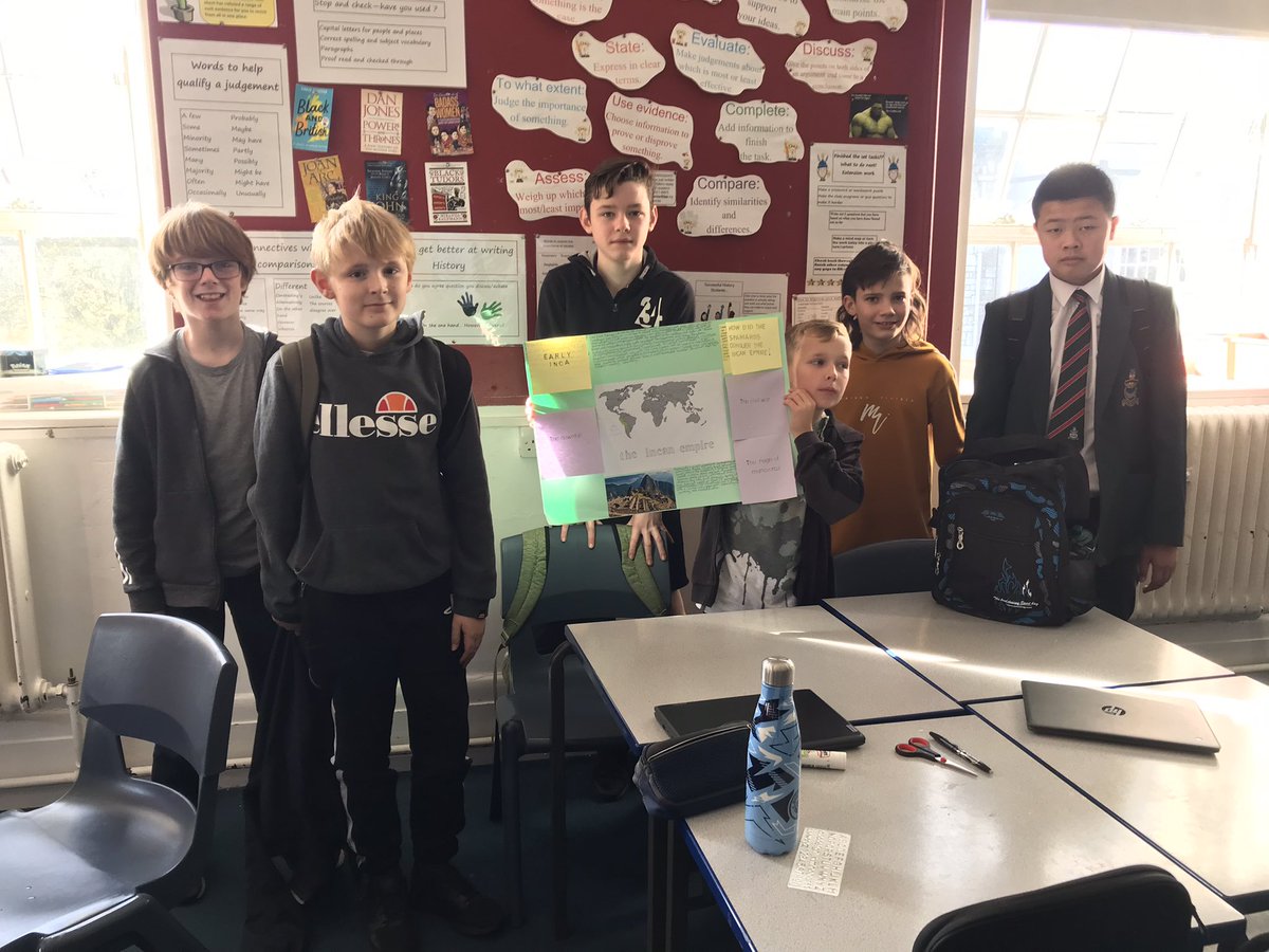 DHSBHistory's tweet photo. @dhsbccw 7W’s finished work. #meanwhileelsewhere some really good effort and quality from the group! Well done https://t.co/RP27OrbCrl