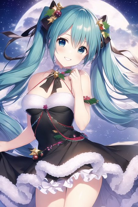 #いいツインテールの日
#初音ミク
#NovelAI 