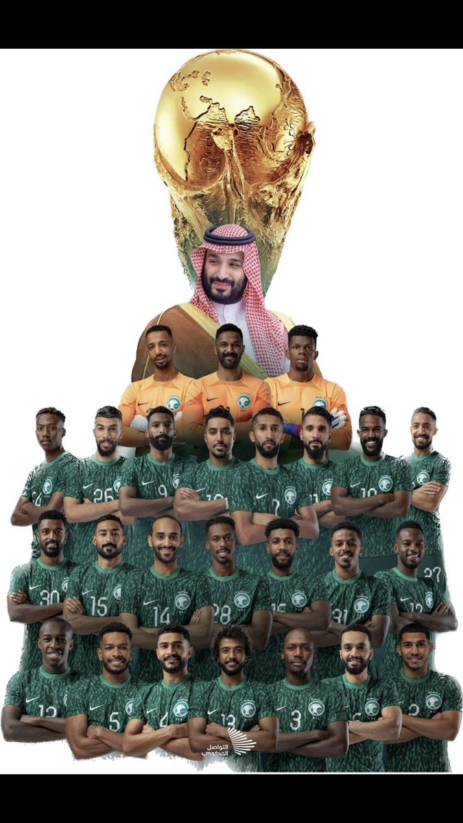 #السعوديه_الارجنتين الف الف مليووون مليارر مبروكك لـ منتخبنا الوطني 💚🇸🇦