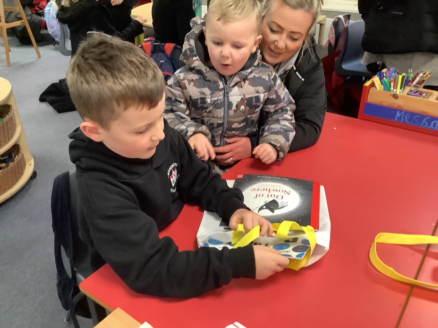 On Friday, our P1 - P3 children enjoyed inviting their special people into school to read with them. The children opened their @ReadWriteCount bags with their special people and explored their contents together before taking them home.