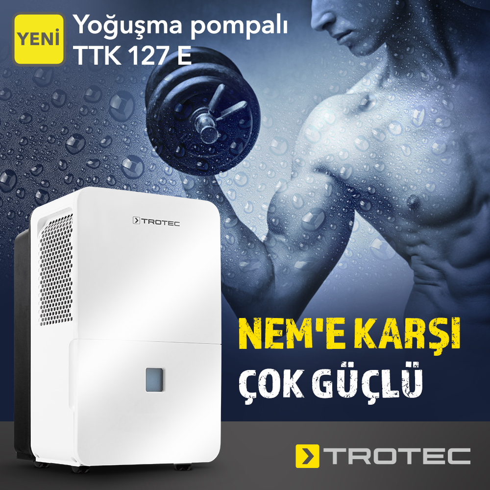 TROTEC24_TR's tweet photo. Yüksek değer, güvenlik ve işlevsellik garantisi olarak Trotec marka kalitesinden yararlanın. Yeni TTK 127 E konfor nem alma cihazını bugün SÜPER İNDİRİMLİ fiyata sipariş edin!

https://t.co/mJcuSEEwmp https://t.co/ZxUXuFRNOC