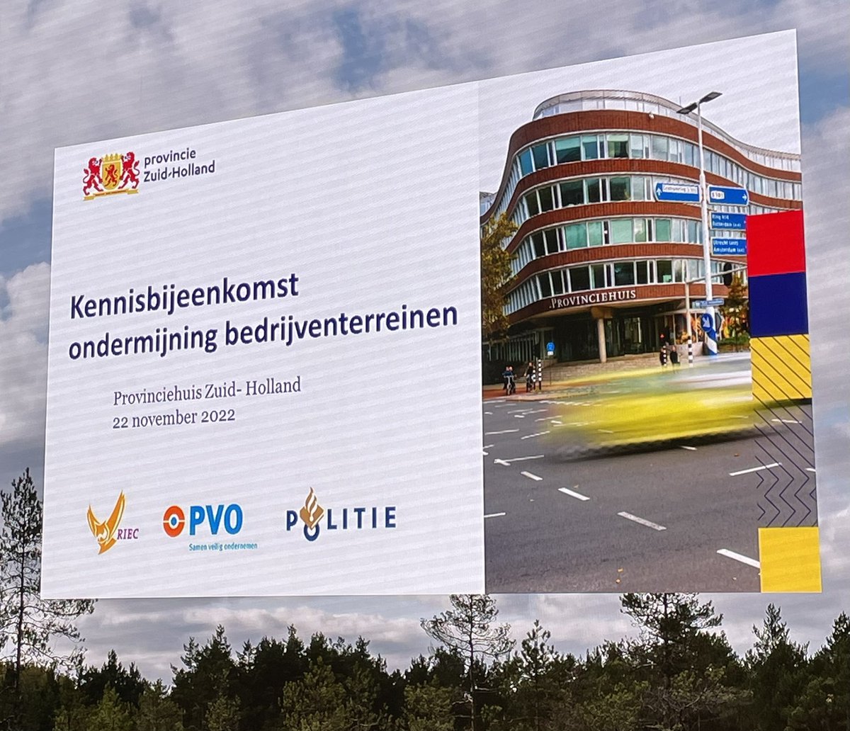 Vandaag aanwezig bij de kennisbijeenkomst over ondermijning. Scherpte, focus en oplettendheid bieden zicht en inzicht op dat wat het daglicht niet kan verdragen. <a href="/zuid_holland/">Provincie Zuid-Holland</a>