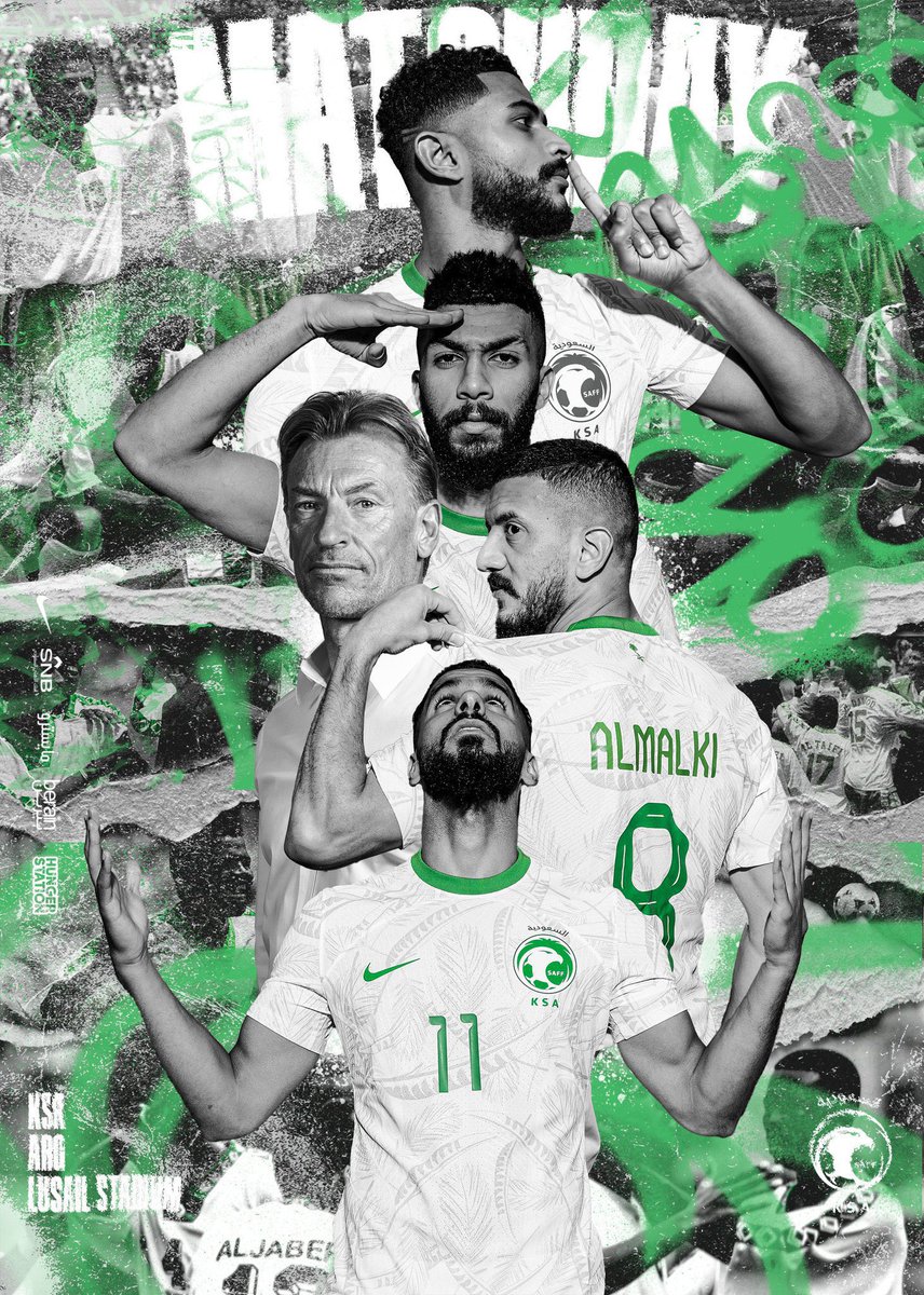 raghebabuhamdan's tweet photo. اداء مشرف وفوز مستحق الف مبروك لصقور الاخضر #فخر_العرب 🇸🇦💚🤍
#السعوية_الارجنتين https://t.co/NYGeGkrA3v