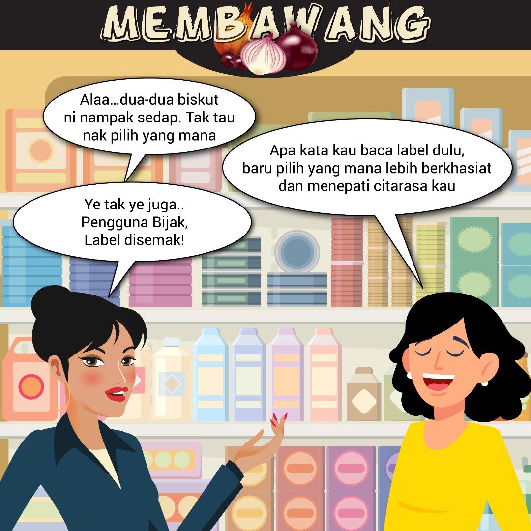 KPDN_HQ's tweet photo. Sebelum anda berbelanja sesuatu produk, baca label makanan terlebih dahulu!
Jangan main beli jer..yerla risau jika produk makanan yang dibeli boleh memberikan kemudaratan kepada kesihatan badan kita.๐
#KPDNHEP #membawang #labelmakanan #penggunabijak #labeldisemak https://t.co/znWr5jzq6U