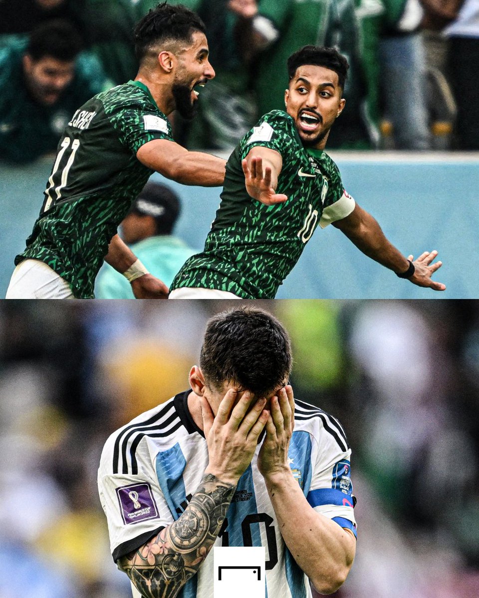 SamirAladili's tweet photo. كم جميل ورائع أن يكسر منتخب ليس لديه تاريخ متقدم في #كأس_العالم. كم جميل أن يكسر منتخب السعودية قاعدة اللاهزيمة للأرجنتين!
وكعربي تغمرني سعادة لا توصف! https://t.co/24CQiUapEW