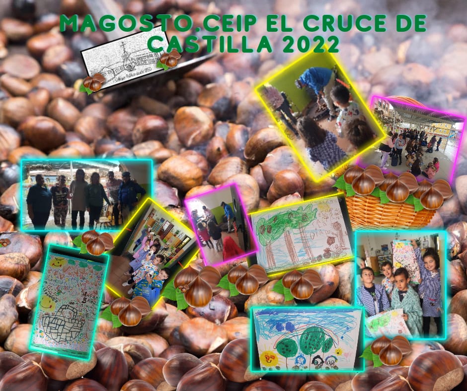 Este pasado lunes 21 de noviembre, el AMPA  ha  repartido castañas asadas a todos en conos que habían hecho los alumnos, para celebrar el Mangosto, nombre que recibe la hoguera que se hacía para asar las castañas en noviembre, cuando se cosecha de la misma.