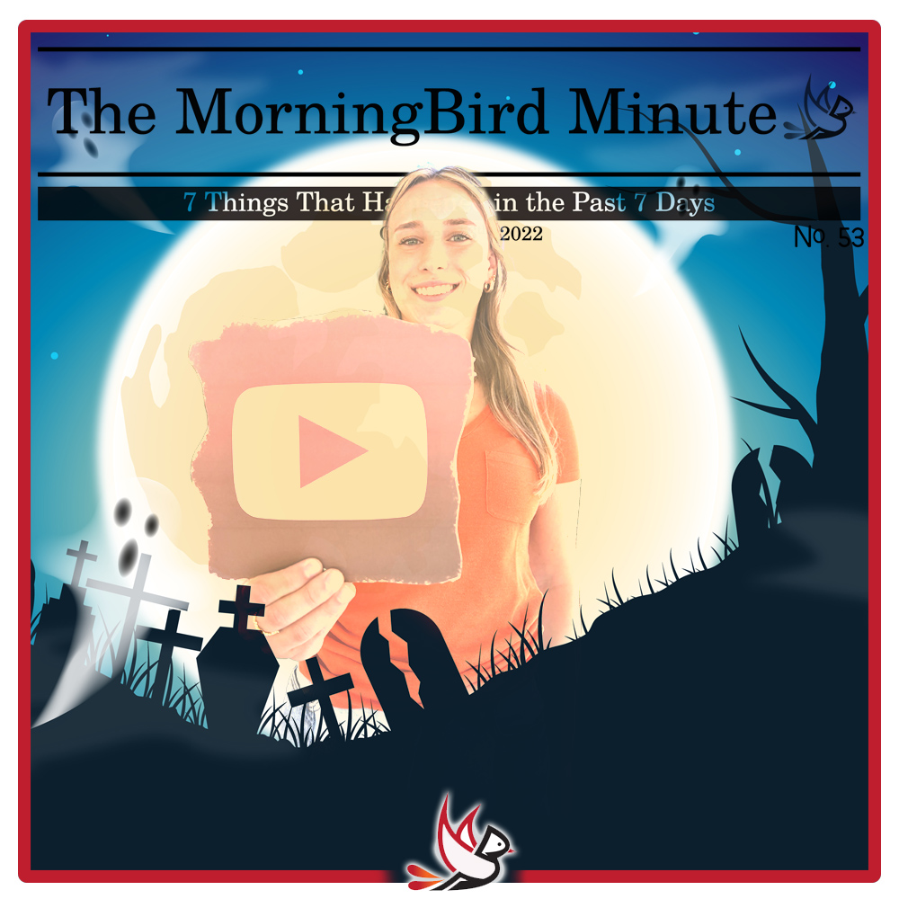 MissMorningBird's tweet photo. Enter if you dare into MorningBird's House of Horrors! 👻😱 Come inside, and see what's lurking in the shadows. (Maybe it’s your marketing strategy?) Proceed with caution, as we stroll through this week’s frightening characters in Edition #53! 👉 https://t.co/q0Gh5AAm5p https://t.co/gkSQBNhWe8