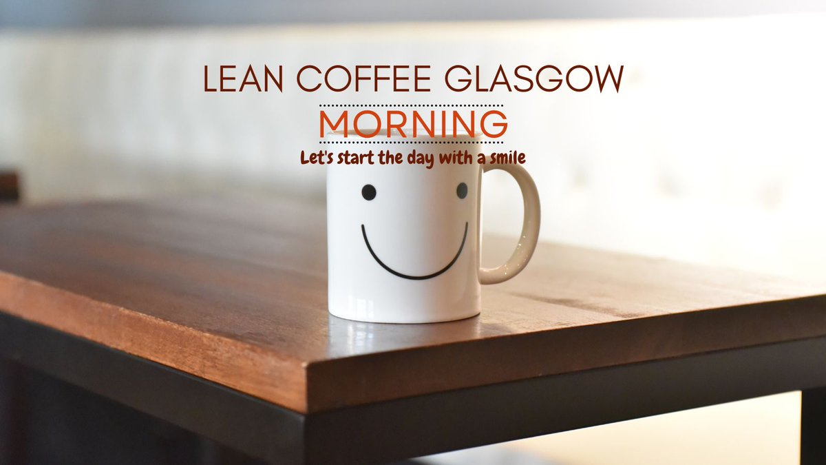 Last morning lean coffee of the year tomorrow...

meetup.com/lean-agile-gla…

#meetup #glasgow #remote #leancoffee #agile #productdelivery #developermeetup #productmanagementmeetup