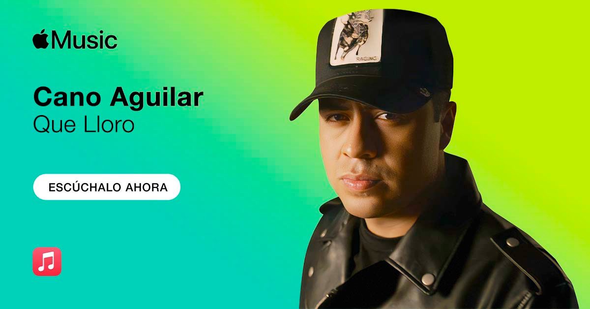 _canoaguilar's tweet photo. Los invito a escuchar #QueLloro por @applemusic 🤠🔊#CanoAguilar https://t.co/TvXa3TT4tK
