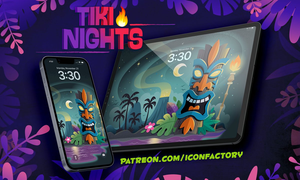 Fun wallpaper I created for the super talented team at <a href="/Iconfactory/">The Iconfactory</a> is now live. Available exclusively via bit.ly/3XnWIIP or <a href="/wallaroo_app/">Wallaroo</a> in the <a href="/AppStore/">App Store</a> apple.co/3gqKyhB #iPhoneWallpaper