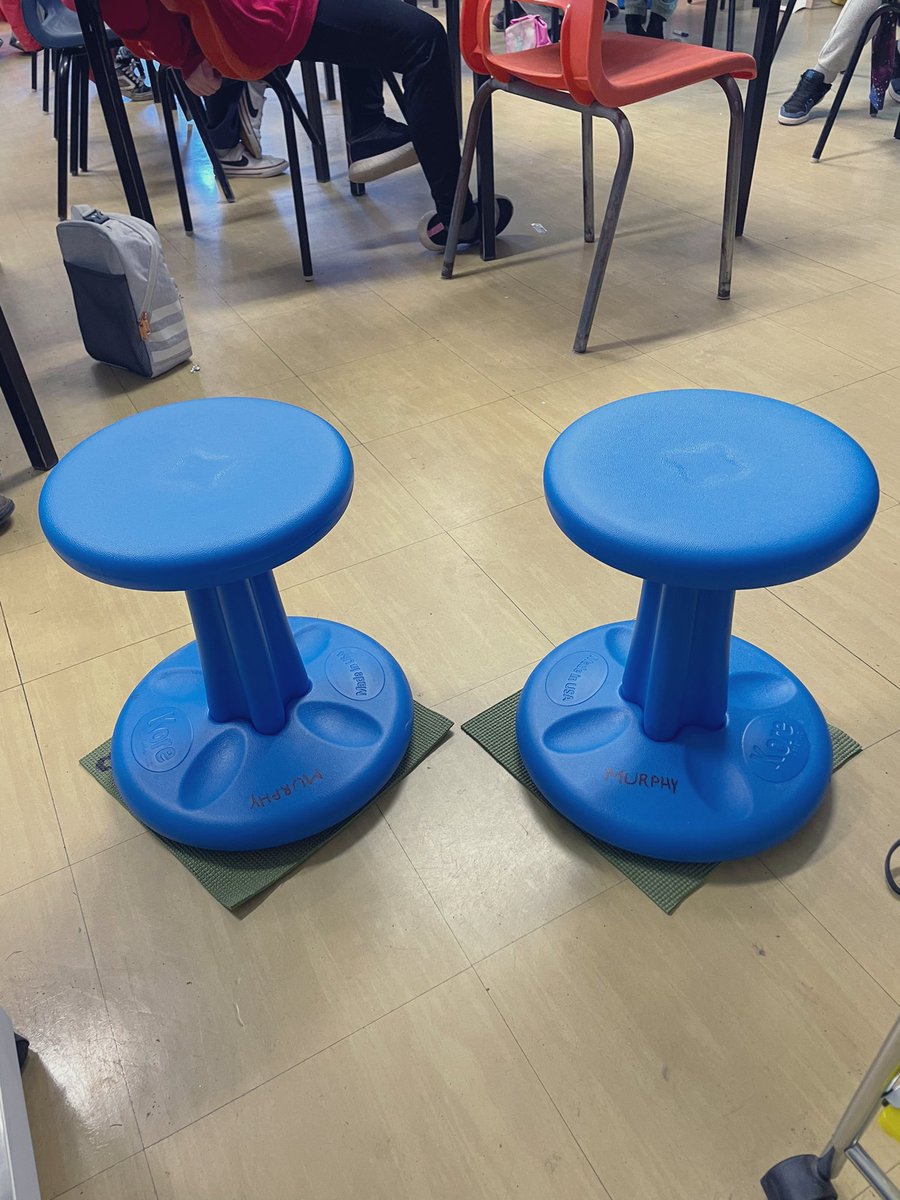 We got our Wobble Stools today from the Cole Harbour Foundation 😍 We have some pretty happy kiddos this afternoon😀 <a href="/Seaside_elem/">Seaside Elementary</a> <a href="/HRCE_NS/">Halifax Regional Centre for Education</a>