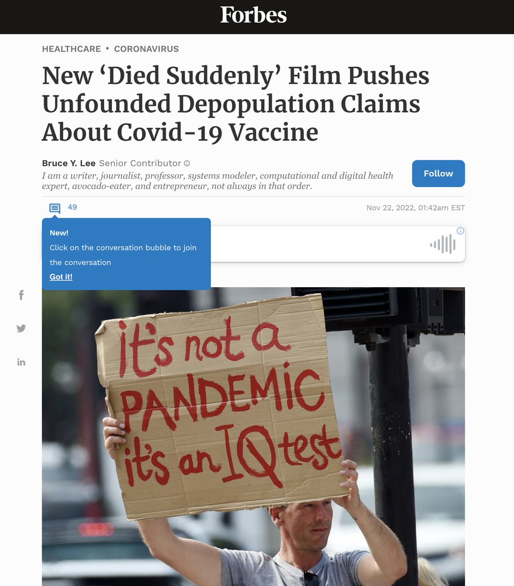 DiedSuddenly_'s tweet image. Died Suddenly also documents how the media is complicit in and necessary for this global genocide to transpire.

This debunked nothing.