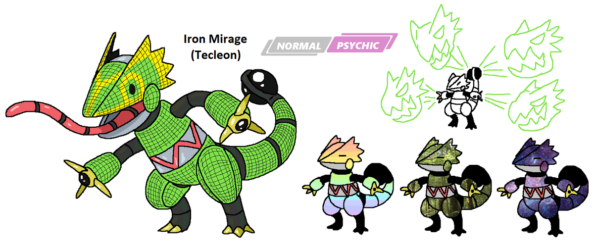 MrDjWalnut's tweet photo. Some more Paradoxes, getting a bit zanier #pokemon #fakemon #PokemonScarletandviolet https://t.co/Q95eCs7snJ