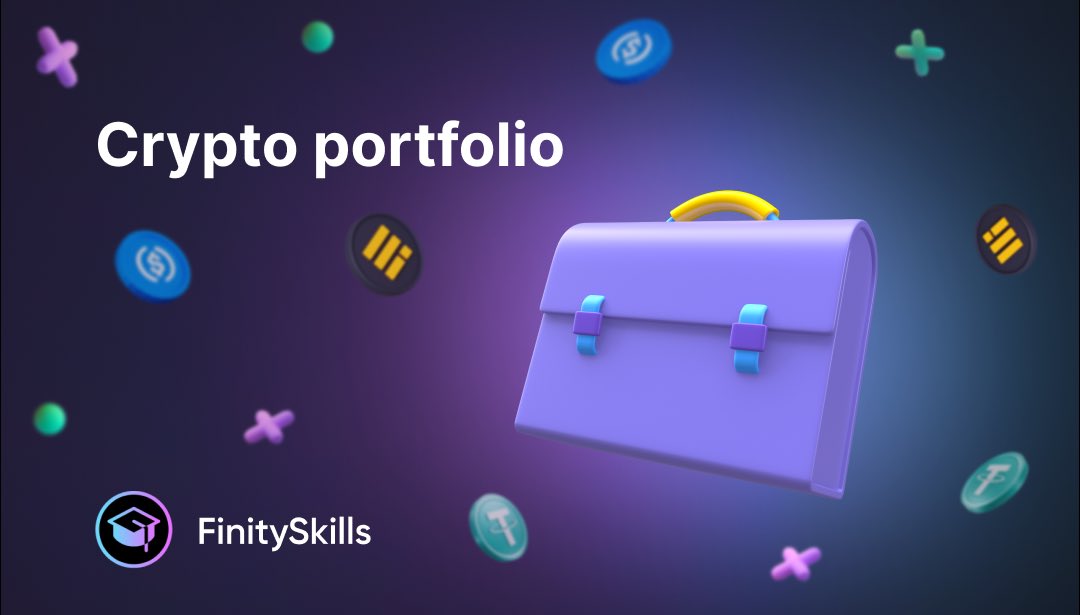 FinitySkills's tweet photo. 💼What is a crypto portfolio?  
 
📑A crypto portfolio is a set of cryptocurrencies owned by an investor or trader. Portfolios typically contain many different assets, including altcoins and crypto- financial products. https://t.co/GSkdzsQmjx