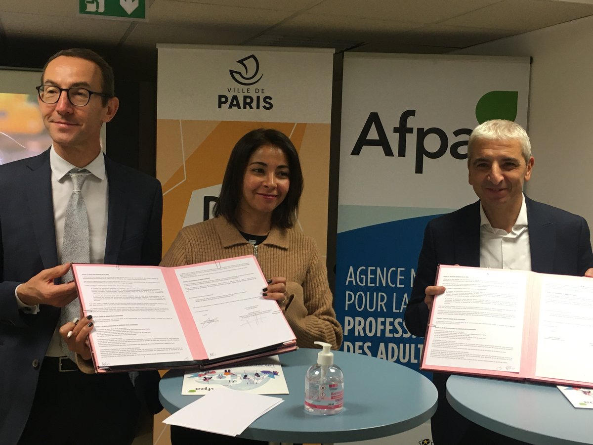 Inauguration d’un Point #Paris Emploi à #Paris11 dans les locaux <a href="/Afpa/">afpa</a> 112 avenue Philippe Auguste pour faciliter les démarches des demandeurs d’#emploi : conseils, mise en réseau des acteurs locaux, maillage territorial de proximité. Tous mobilisés pour l’emploi !
#VillageAfpa