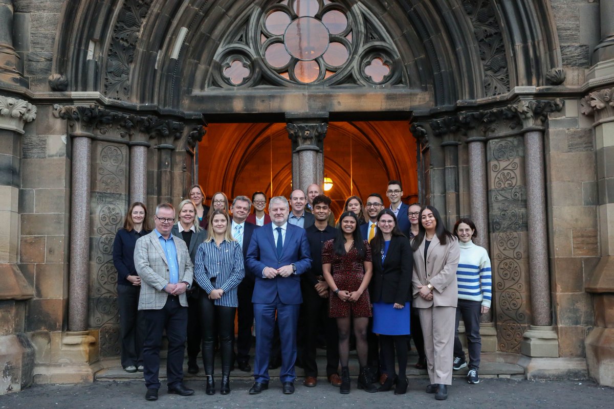 Today UofG hosted the <a href="/WEAll_Alliance/">Wellbeing Economy Alliance - WEAll</a> Wealth of Nations 2.0 Conference where Cabinet Secretary <a href="/AngusRobertson/">Angus Robertson</a> launched <a href="/scotgov/">Scottish Government</a>'s new Wellbeing Economy Toolkit. Welcoming the Cab Sec, <a href="/UofGVC/">UofGVC</a> spoke of Glasgow &amp; the role of universities in developing Scotland's Wellbeing Economy