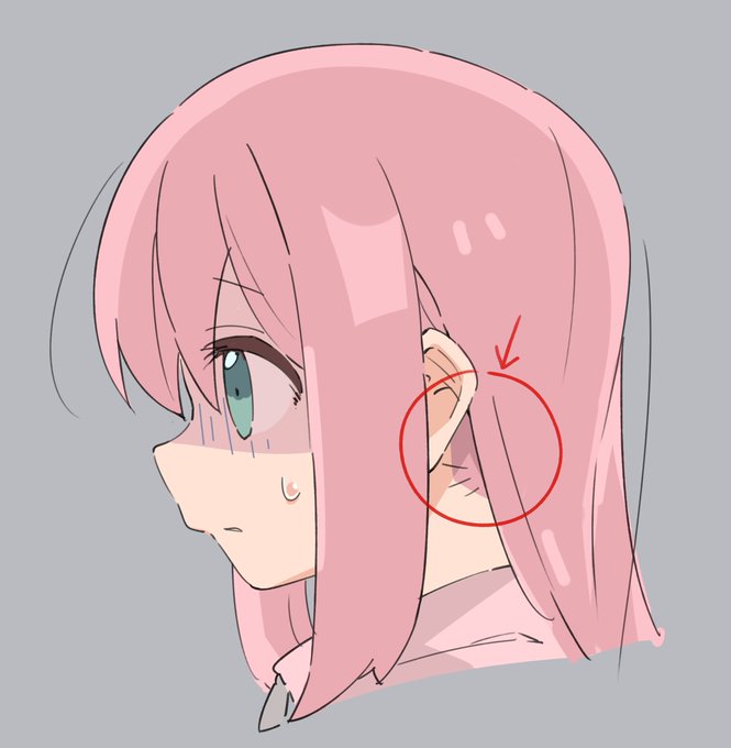 ぼっち・ざ・ろっくのアニメ、襟足の描き方が好きだなーと思いながら見てる。 