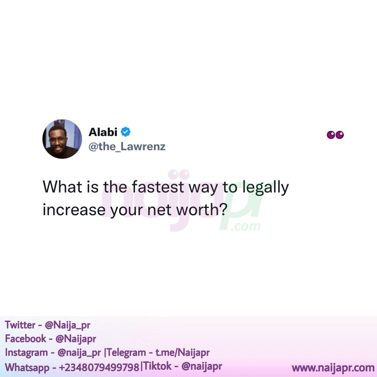 Naija tweet media