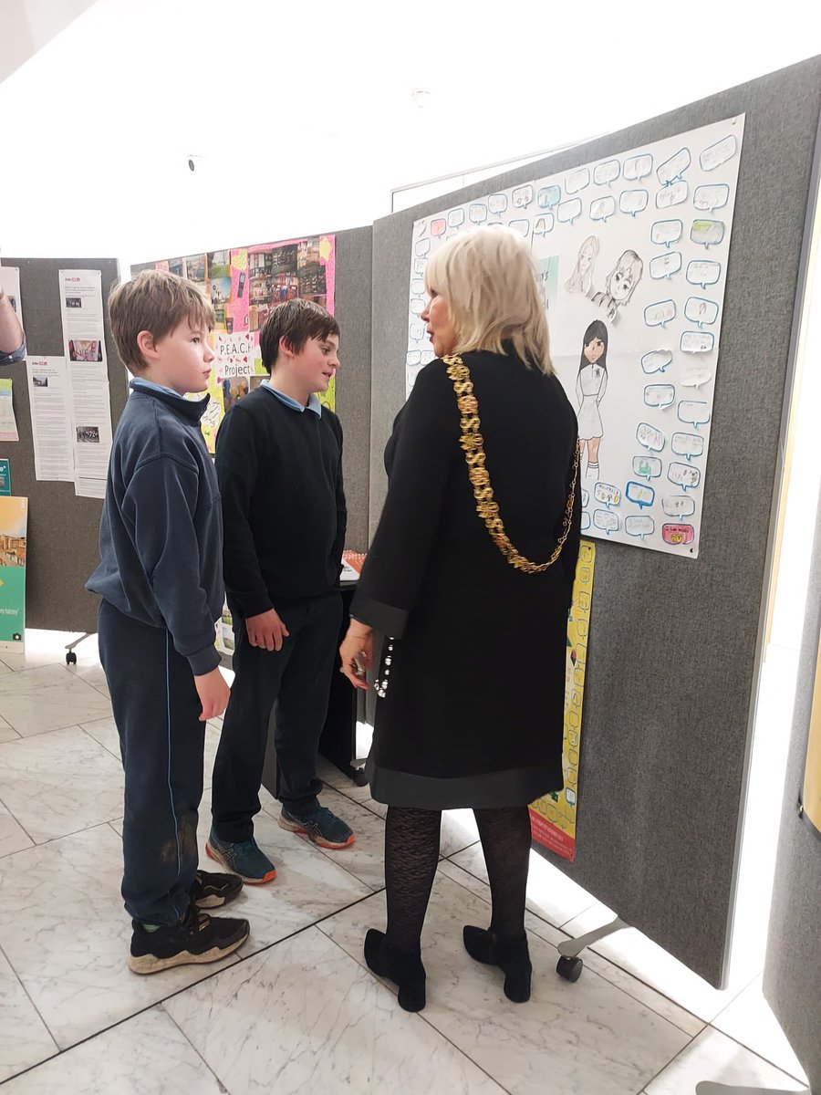 St Michael's Church of Ireland National School (@stmichaels_ns) on Twitter photo So proud of our two great ambassadors for our school. They presented their poster on Children’s Voice in our School to the “Cork Child Friendly City Forum” at City Hall last night. So proud of our two great ambassadors for our school. They presented their poster on Children’s Voice in our School to the “Cork Child Friendly City Forum” at City Hall last night.