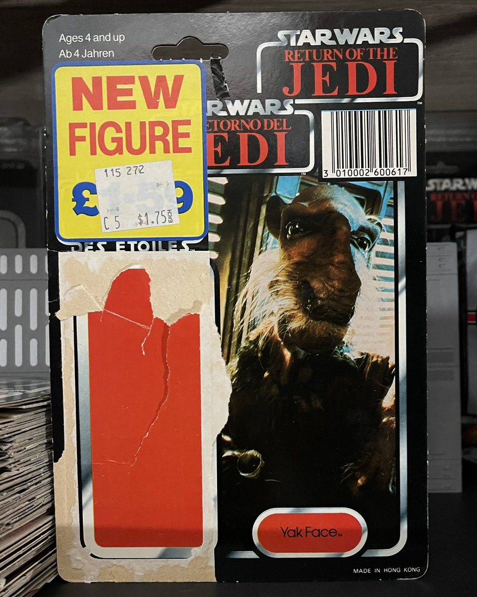 TheImperialcomm's tweet image. #StarWars #Kenner #Yakface #ActionFigure #save375 #palitoy #trilogo #jabbathehutt #jabba #returnofthejedi #classic #original #finds #FYP #actionfigures #import 

Found in my own collection!