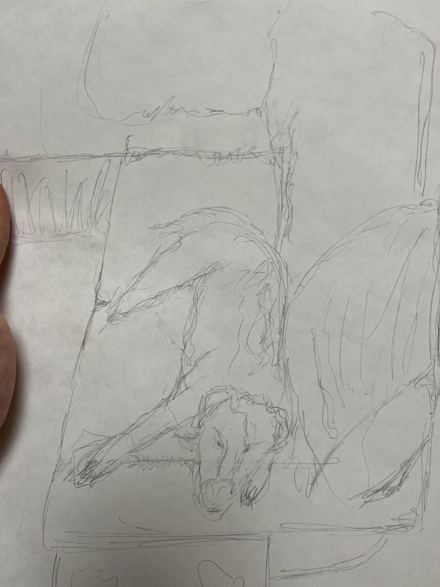 mdmcneff's tweet photo. We are completing instructional rounds with Art and Social Studies over the next few days. Mr. Skipper provided me with some helpful critique to improve my dog sketch from his lesson today. I have a long way to go. 😀 https://t.co/i0PV6nv49e