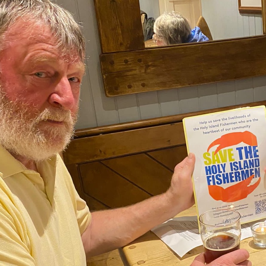 My name is George. I was born here and have been fishing from the island for over 50 years. It isn’t just a job, it is my life.
I am backing the Save the Holy Island Fishermen campaign. Please support us and share this post. 
Thank you. 
#savetheholyislandfishermen