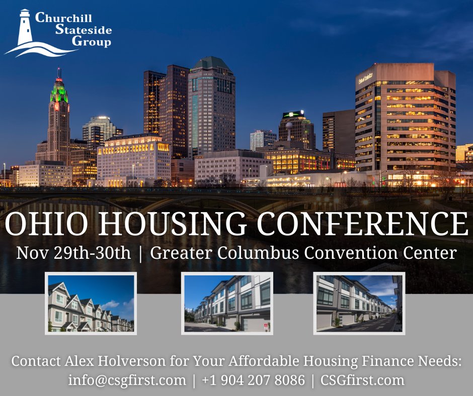 CSGfirst's tweet image. CSG will be @ the OH Housing Conference from Nov29-30 in Columbus.
Call Alex Holverson to schedule a mtg: hubs.ly/Q01sXXVD0

#lihtc #HousingDeveloper #HousingCrisis #AffordableHousing #TaxExemptBonds #OhioHousingConference  #MultifamilyHousing #OHFAHousingConference #OHFA