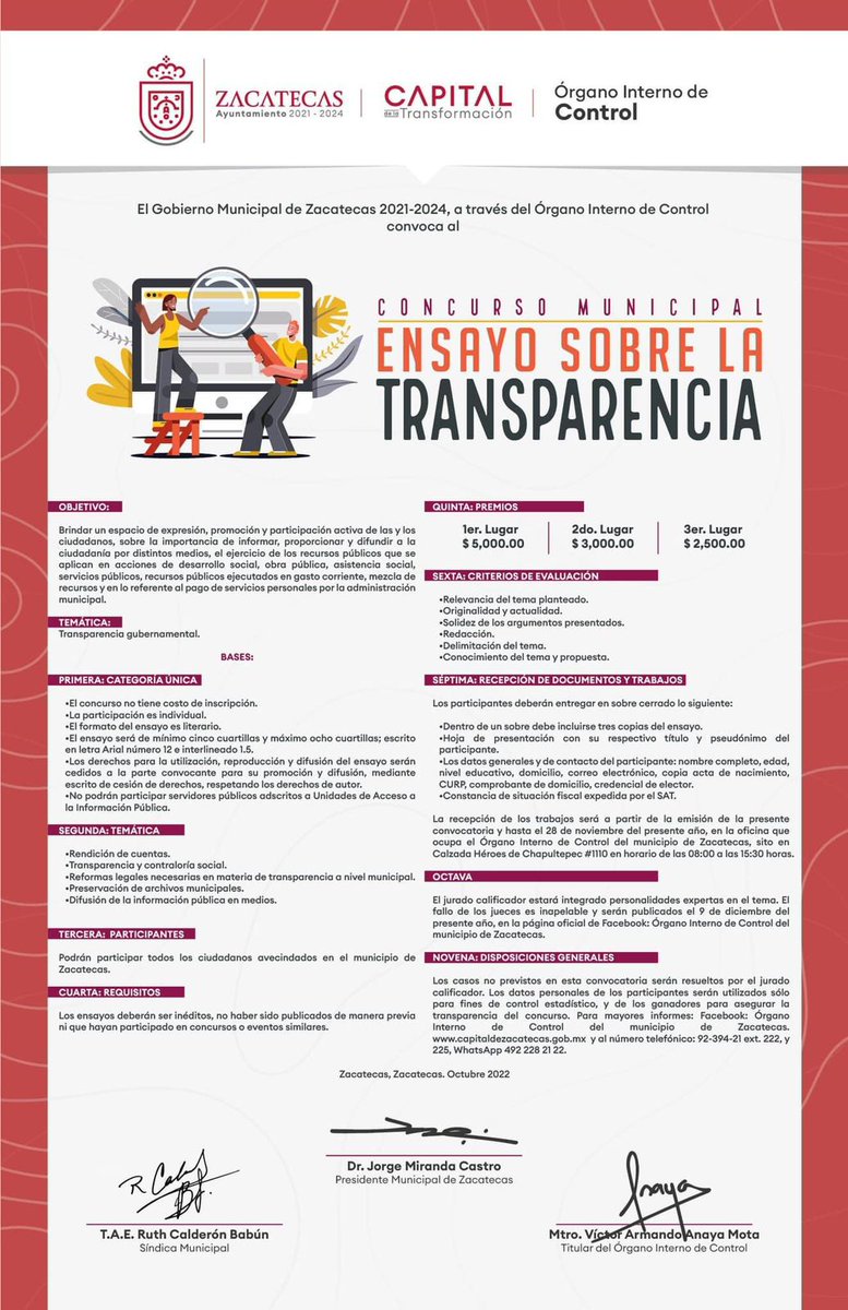 DeContraloria's tweet photo. #hazcortoalacorrupcion máxima difusión a estas convocatorias... https://t.co/kE9CDDBeFu