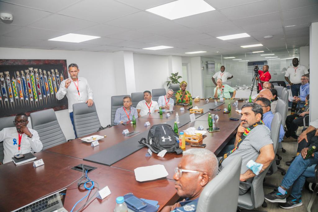 DTRT_apparel's tweet photo. During the roadshow, Marc Hansult said “there is a tremendous opportunity for the apparel manufacturing industry in Ghana and beyond as DTRT has the potential to grow and double the current operations from over 5000 to 10,000 associates over the next three to four years”. https://t.co/xacgGPDym5