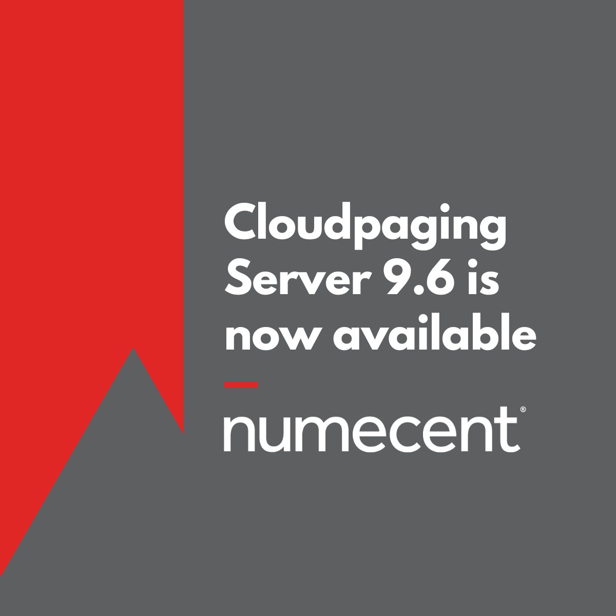 Numecent's tweet photo. Cloudpaging Server 9.6 has released with enhanced Active Directory support, API improvements, and updates to prerequisites and runtime. To learn more about the latest product features and updates, read the blog here: https://t.co/Yp32ZQFera https://t.co/su7XSMuJzL