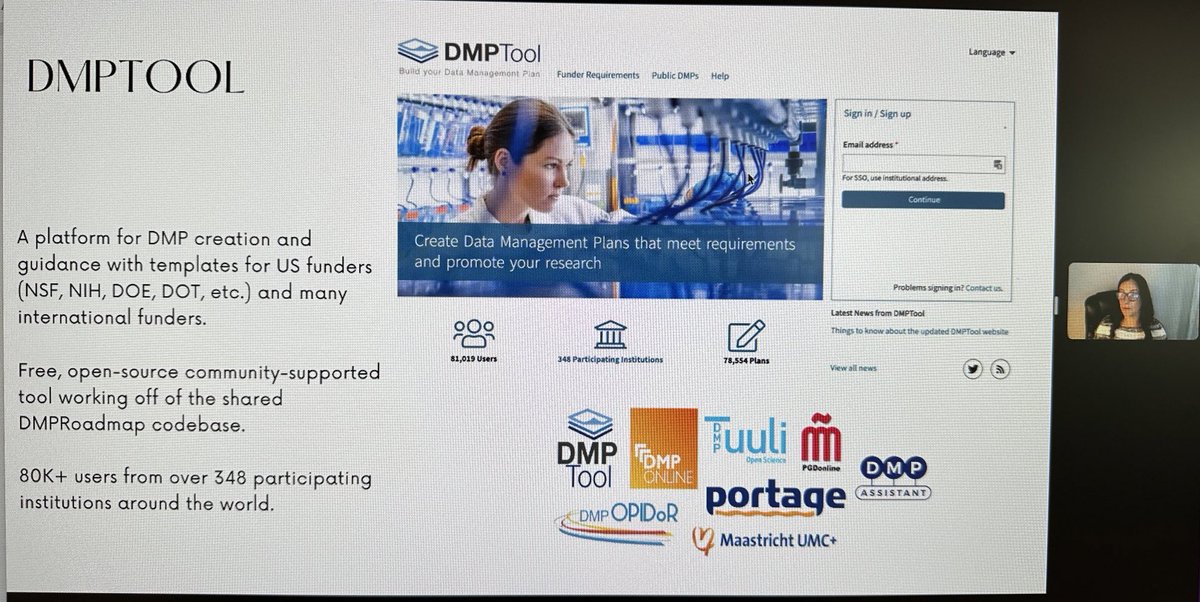 The DMP Tool (@thedmptool) on Twitter photo Thank you to <a href="/RDA_US/">Research Data Alliance-US</a> for hosting a panel today on machine-actionable DMPs! Lots of great work happening to network research outputs through data management plans. <a href="/praetzellis/">Maria Praetzellis</a> <a href="/resdatall/">Research Data Alliance (RDA)</a> Thank you to <a href="/RDA_US/">Research Data Alliance-US</a> for hosting a panel today on machine-actionable DMPs! Lots of great work happening to network research outputs through data management plans. <a href="/praetzellis/">Maria Praetzellis</a> <a href="/resdatall/">Research Data Alliance (RDA)</a>
