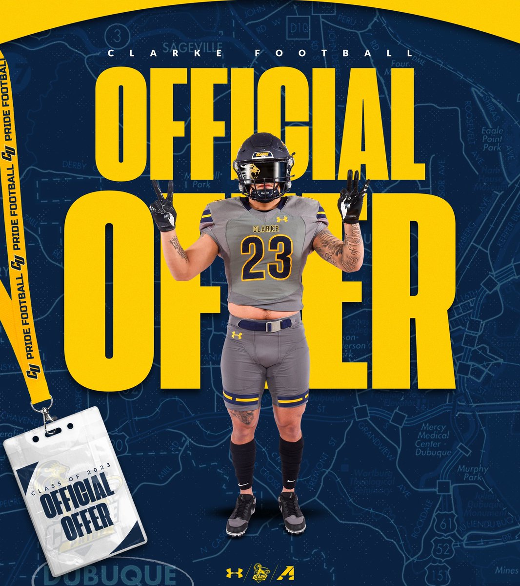 I’m blessed to receive my first offer from Clarke University <a href="/CamSanders14/">Cam Sanders</a> <a href="/Coach_DeLay/">Laban DeLay</a> <a href="/CoachMRegalado/">Miguel Regalado</a> <a href="/ClarkePrideFB/">Clarke Pride Football</a>
