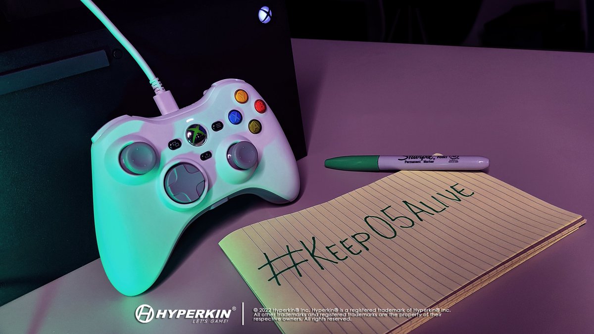 Hyperkin's tweet image. Today, 17 years ago, the #Xbox360 launched to much acclaim. Now announcing the Xenon, a replica of the official #Xbox 360 Controller - licensed with Designed for Xbox - for Xbox Series X|S/Xbox One/Windows 10|11 PCs.

Full circle. Back in control. 

Details to come!

#Keep05Alive
