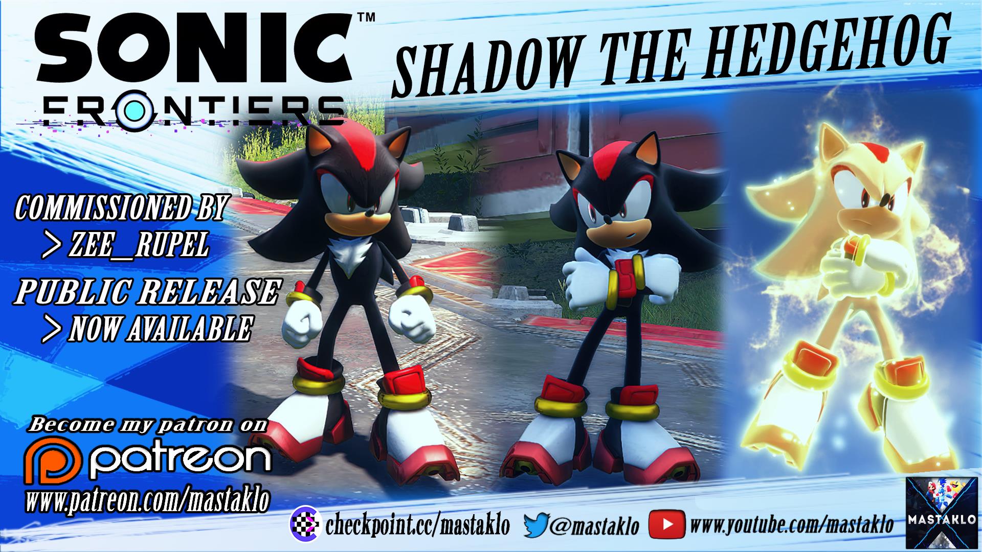 Mastaklo on X: Sonic Frontiers  Shadow the Hedgehog released