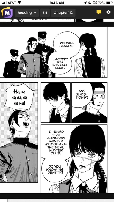Perhaps yoshida informed them of a certain suspicious girl who is looking for denji (chainsaw man). 

These guys might've lied to yoru to keep her off denji's tracks. 