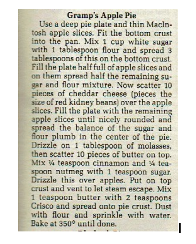 HSOldYarm's tweet photo. Sam Thacher's famous apple pie recipe was a family secret until he finally shared it in 1983 with Yankee Magazine. Sam lived his entire life in Yarmouth Port, on Route 6A. https://t.co/gjAmLnCPXm