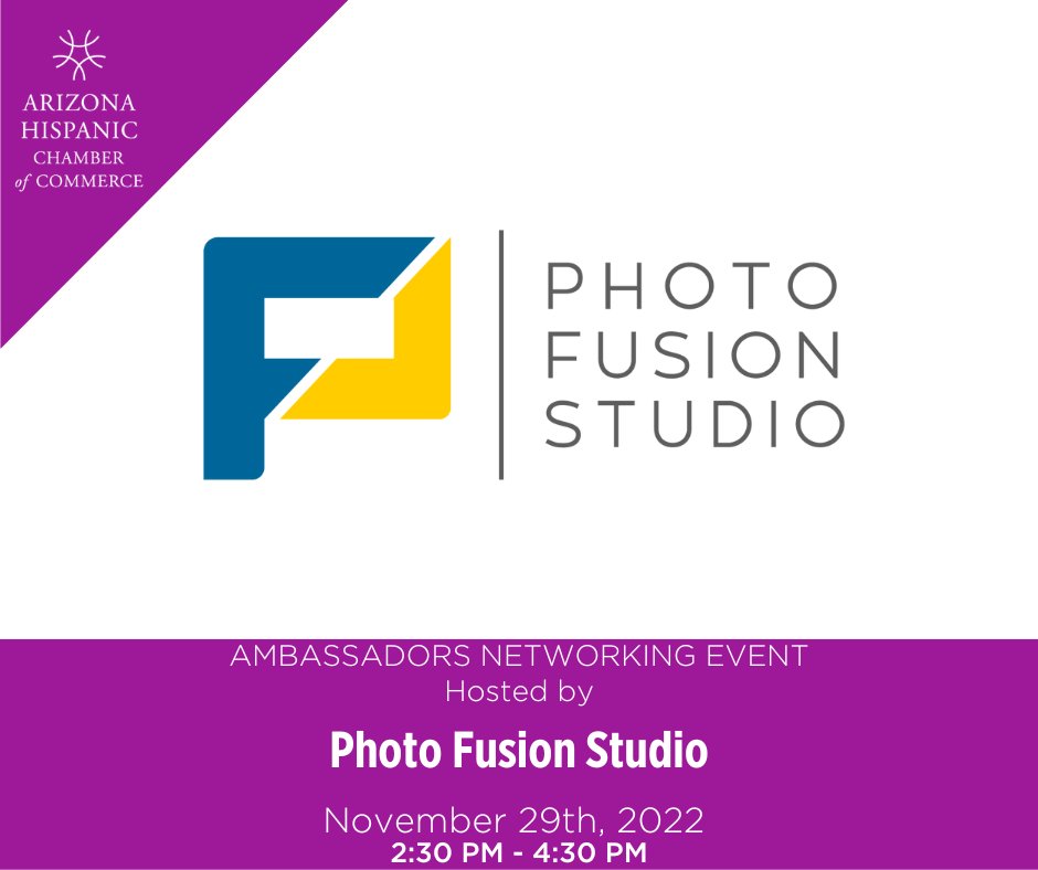 azhcc's tweet photo. Our final Ambassadors Networking Meeting of the year is a week from today!🎉This last session will be hosted by @PhotoFusionAZ - you won't want to miss out. Reserve your spot today at https://t.co/AoikasoaWn ✏️ https://t.co/1m2VEpuqIM