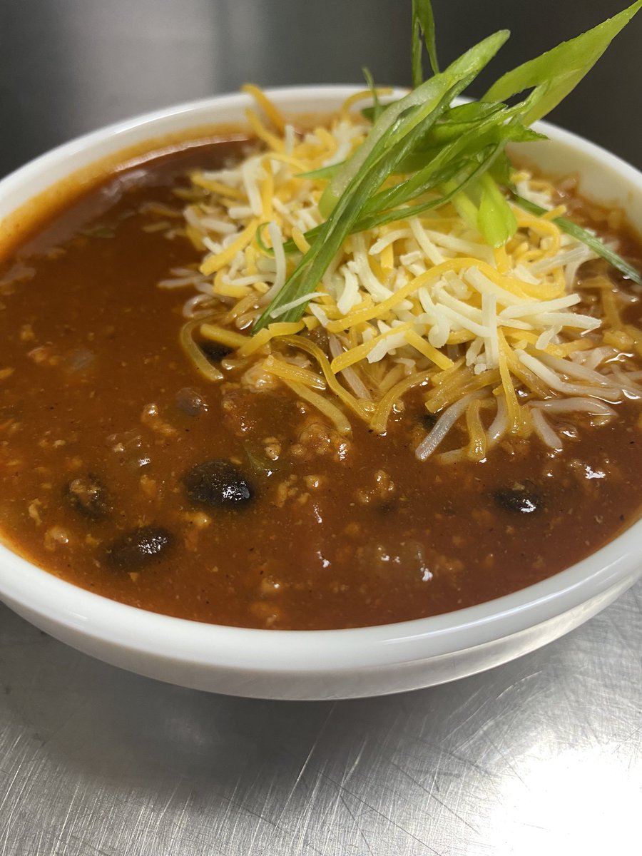karstengrill's tweet photo. Don’t miss out on our soup special too! Made fresh this morning, black bean chorizo chili https://t.co/fWnreBfER0