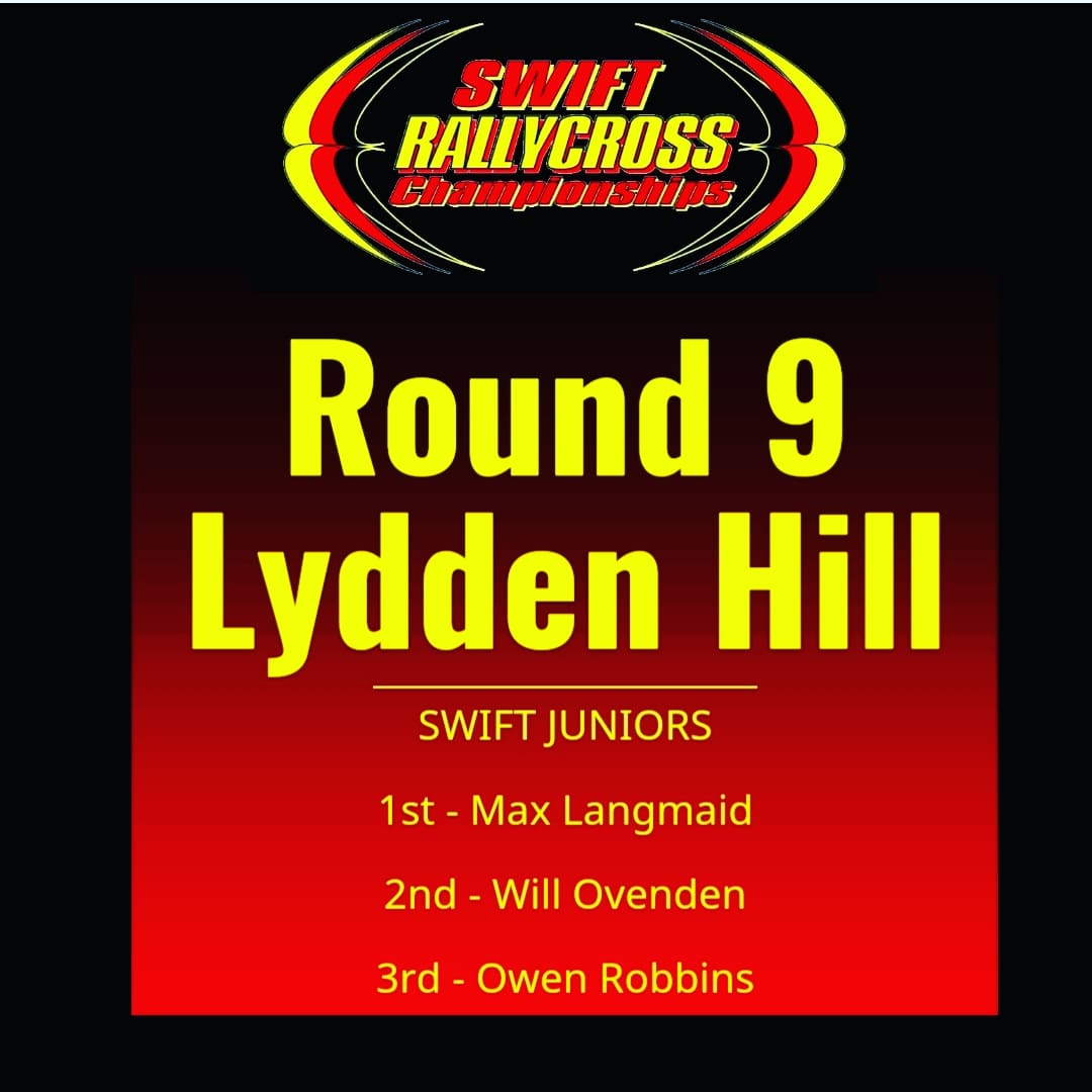 Swift Rallycross (@swiftrallycross) on Twitter photo With the final round of the <a href="/5nationsbrx/">5 Nations British Rallycross Championship</a> being cancelled due to adverse weather conditions, results were declared for the Motorsport UK Junior Rallycross Championship from the qualifying heats completed as follows:
1st - Max Langmaid
2nd - Will Ovenden
3rd - Owen Robbins With the final round of the <a href="/5nationsbrx/">5 Nations British Rallycross Championship</a> being cancelled due to adverse weather conditions, results were declared for the Motorsport UK Junior Rallycross Championship from the qualifying heats completed as follows:
1st - Max Langmaid
2nd - Will Ovenden
3rd - Owen Robbins