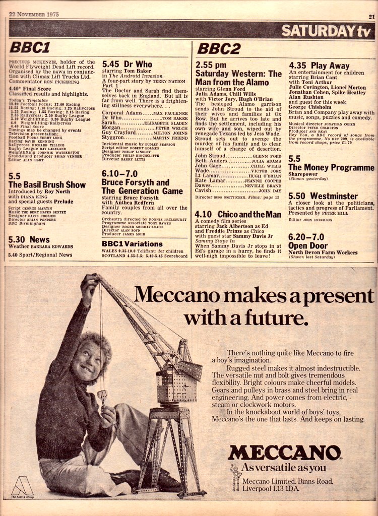 Graeme Wood on Twitter "TV📺22/11/75 BBC1 12.15Grandstand 5.5The