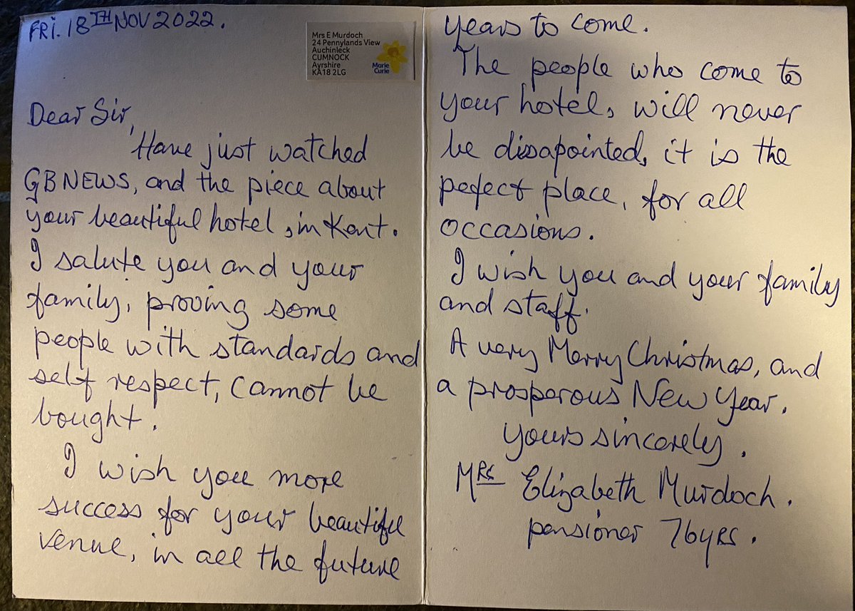 These messages of support are overwhelming ❤️