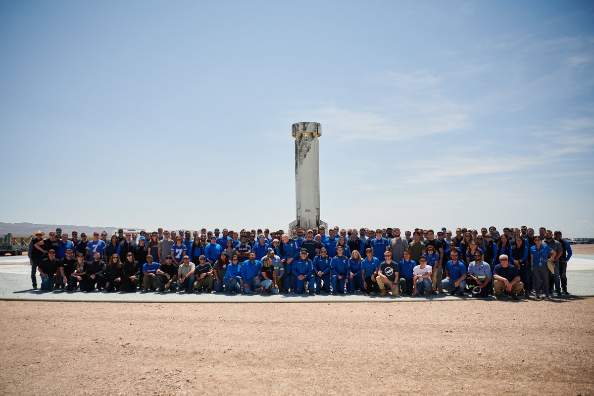 blueorigin's tweet photo. We are thankful for Team Blue and their dedication to building the road to space for the benefit of Earth. 
Join us: https://t.co/ISEBkd8MyK 
#careers #TeamBlue https://t.co/m0V3ivneS8