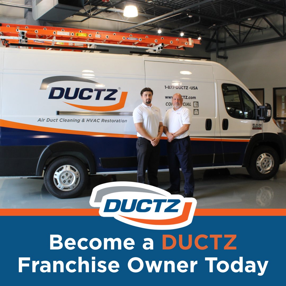 At DUCTZ, we're committed to helping entrepreneurs thrive! Are you interested in becoming a DUCTZ franchise owner? If your answer is yes, contact us today to get started: ductz.com/franchise