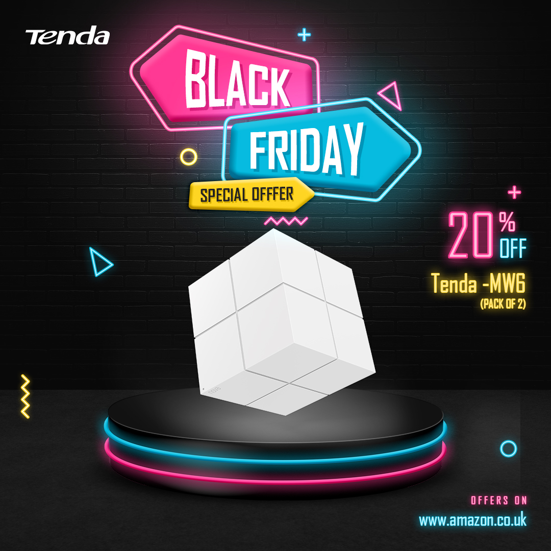 #BlackFridaySale

Next-Gen Wi-Fi For Your Home. 
𝗦𝗛𝗢𝗣 𝗡𝗢𝗪: amzn.to/3TZW2GP

#TendaUK #Tenda #Tendatech #AmazonUK #BlackFriday #Deals #BlackFriday2022 #Sale #Router #Mesh #WiFi #shopping