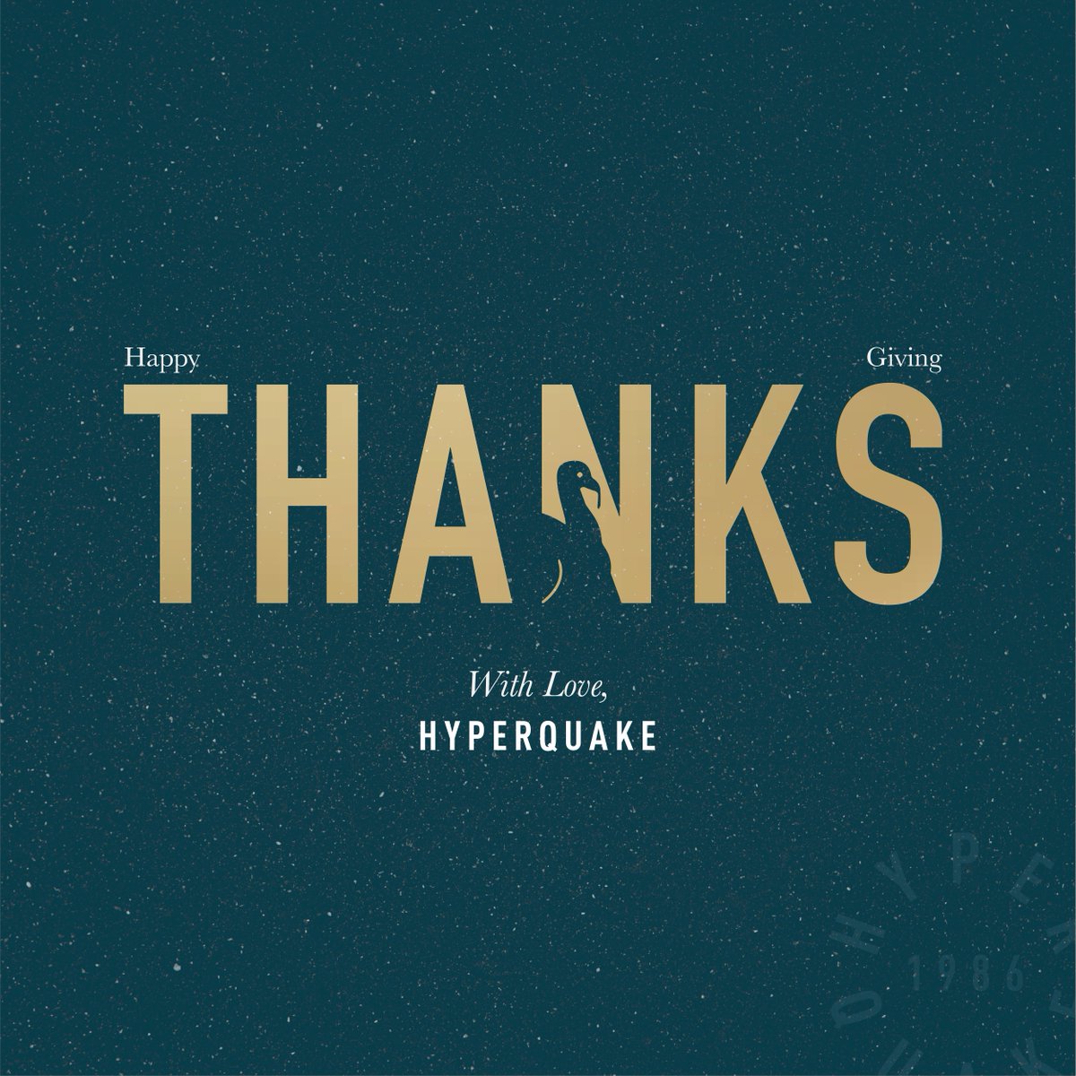 This is a season for thanks. We want to thank our clients, employees and friends. Wishing everyone a safe and happy holiday!