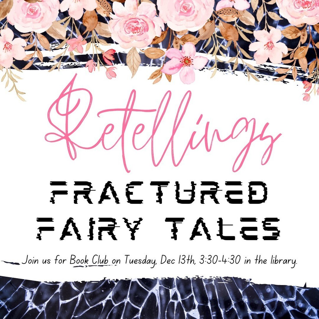 DgnLib's tweet photo. For our December meeting we are going to read fairy tale retellings, also called fractured fairy tales! The library has many great options, so check out the display in the library or take a look at the Retellings highlight reel to get some ideas!
Book Cl… https://t.co/DywiUmXWVp https://t.co/qgZyE1osd0