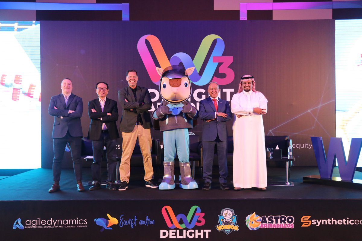 AstroArmadillos's tweet photo. Love what you do and do what you love. Doing something new and different requires a level of drive and passion that is really hard to fake. When your heart is behind what you are doing, so much is possible. @AstroArmadillos at the @web3delight in Abu Dhabi. #web3delight https://t.co/k8FvS8c9KY
