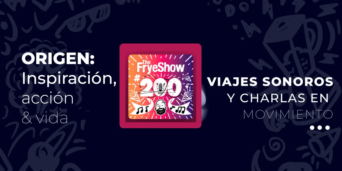 thefryeshow's tweet photo. #TheFryeShow
Espero que este episodio haga lo que tú haces por mí, te mantenga inspirado, tomando acción y recordando lo que es verdaderamente importante en tu vida.  🔥
Para escuchar el capítulo 200 visita https://t.co/Is2gvWnWyU
 #Mindsets #PodcastLATAM #Podcast" https://t.co/n9BsSbaw0M
