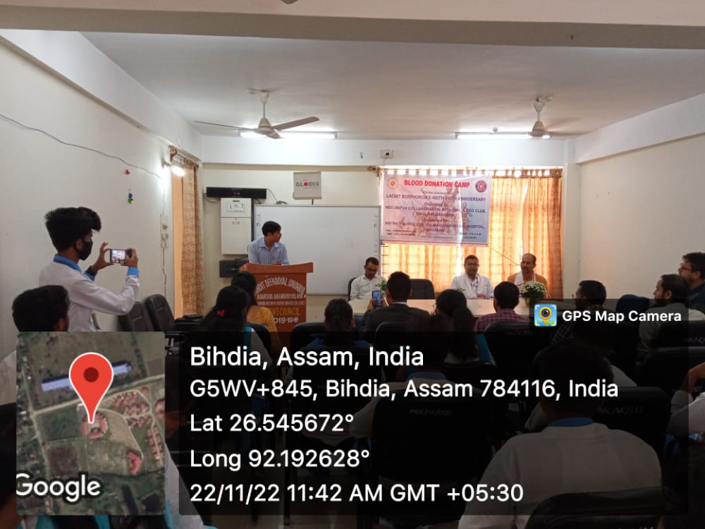 PduamNss's tweet photo. Blood Donation Camp organized today (22/11/2022) by NSS Unit, PDUAM Dalgaon as a part of celebration of 400th birth anniversary of Bir Lachit Borphukan. Twenty five units of blood voluntarily donated to Blood Centre, Mangaldai Civil Hospital. @DrRanjanKrKaka1 @DIPAKKU93471047 https://t.co/tHANrMMLMB