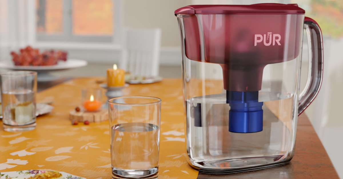 Add a Plum PUR Pitcher to your table while entertaining this holiday season. Cleaner, filtered water never looked so good. spr.ly/6013Mt5lF
